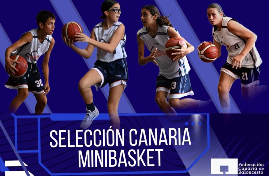Tigres con la Selección Canaria Minibasket