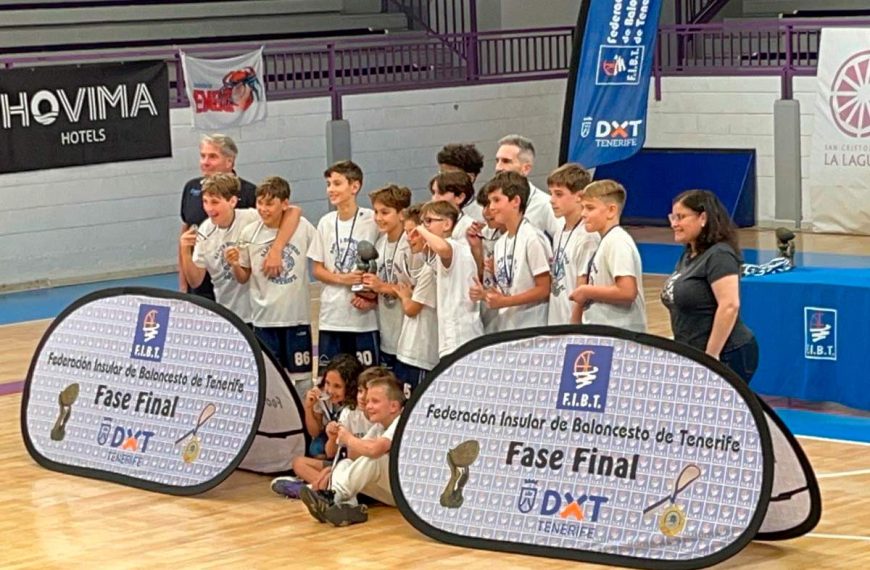 El Minibasket Masculino Subcampeón de Tenerife