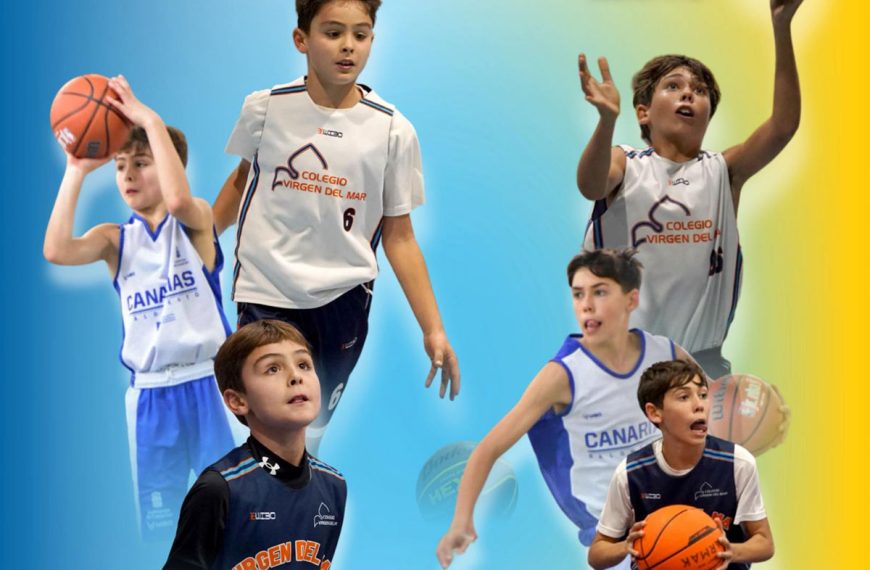 Leo Rodriguez y Héctor Reina con la selección Canaria de Baloncesto