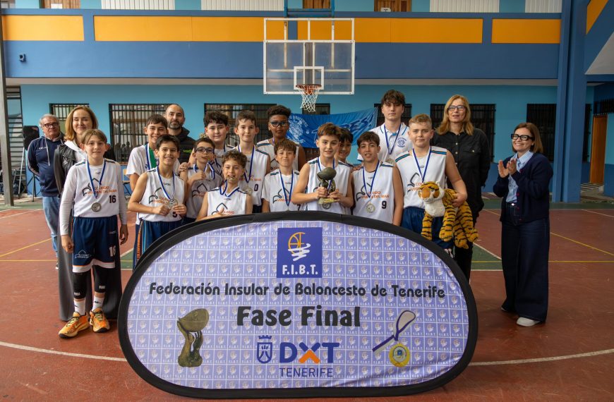 El Minibasket Masculino se proclamo CAMPEÓN de Tenerife