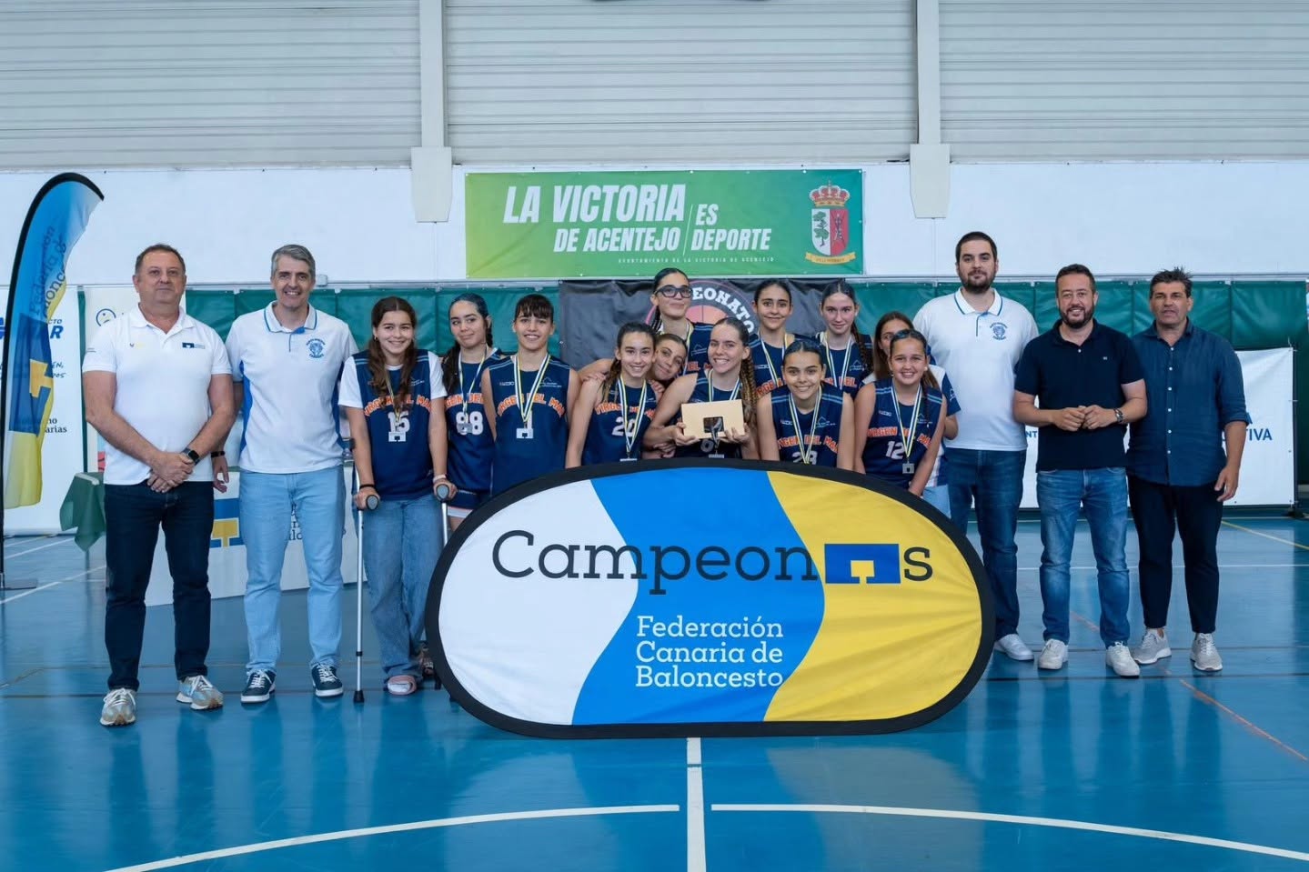 Preinfantil Femenino 2013 Virgen del Mar Campeón de Canarias