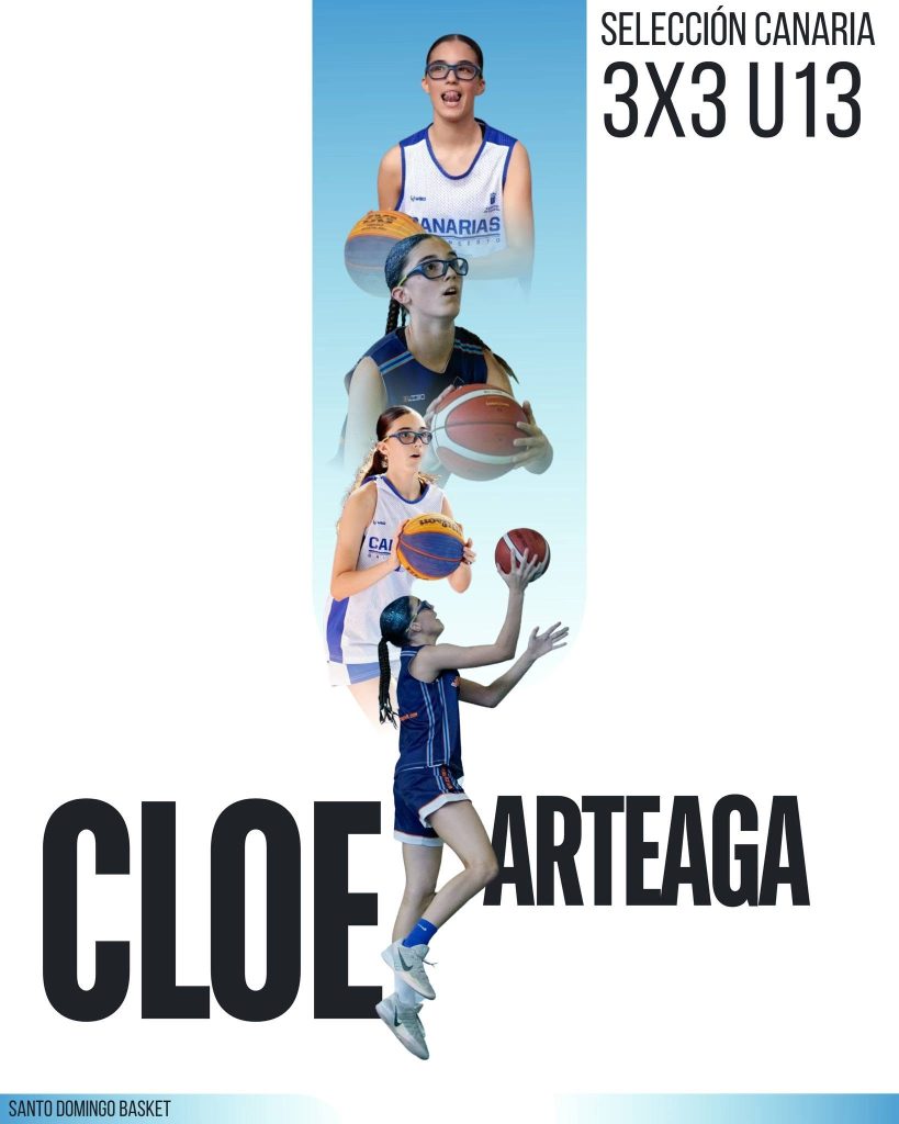 Cloe Arteaga convocada con la Selección Canaria U13 3x3