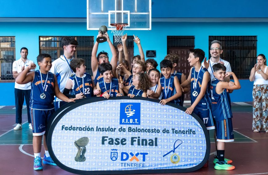 El Preminibasket Masculino 2ª Div. CAMPEÓN de Tenerife